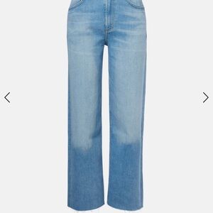 Citizens Of Humanity Relaxed Wide-Leg Light Blue Jeans